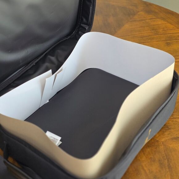 Nike Air Jordan Black Gold Shoe Bag Soft Case Jumpman Zipper Closure Brand New - Picture 7 of 10